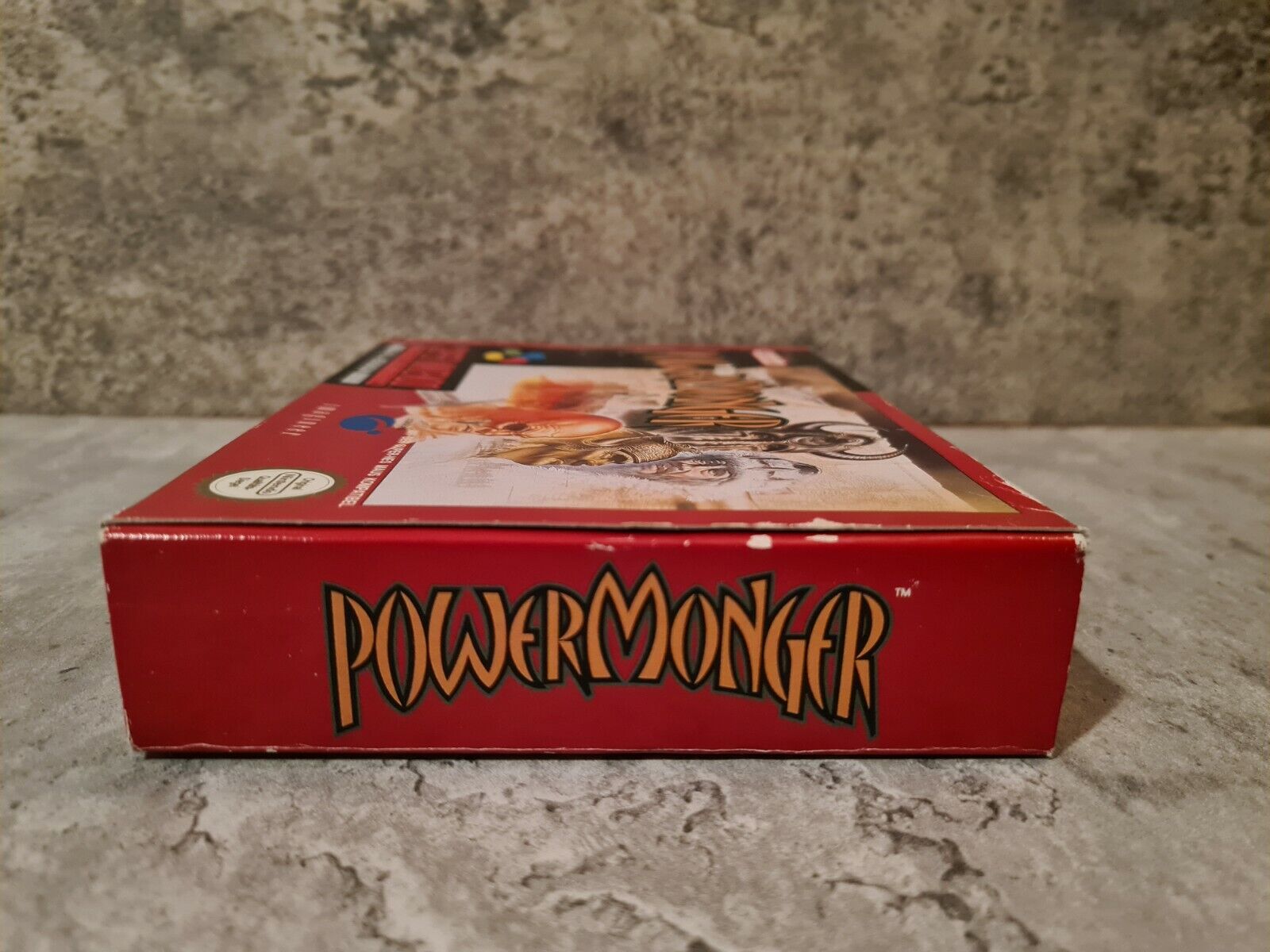 SNES Super Nintendo Power Monger mit OVP und Anleitung NOE - T-Retro-Games 