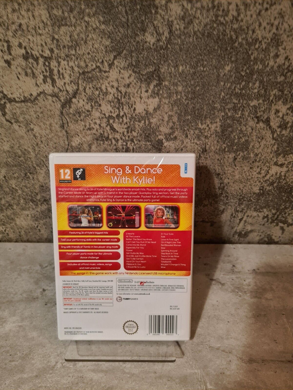 Nintendo Wii Spiel Kylie Sing & Dance UKV Sealed Neu - T-Retro-Games 