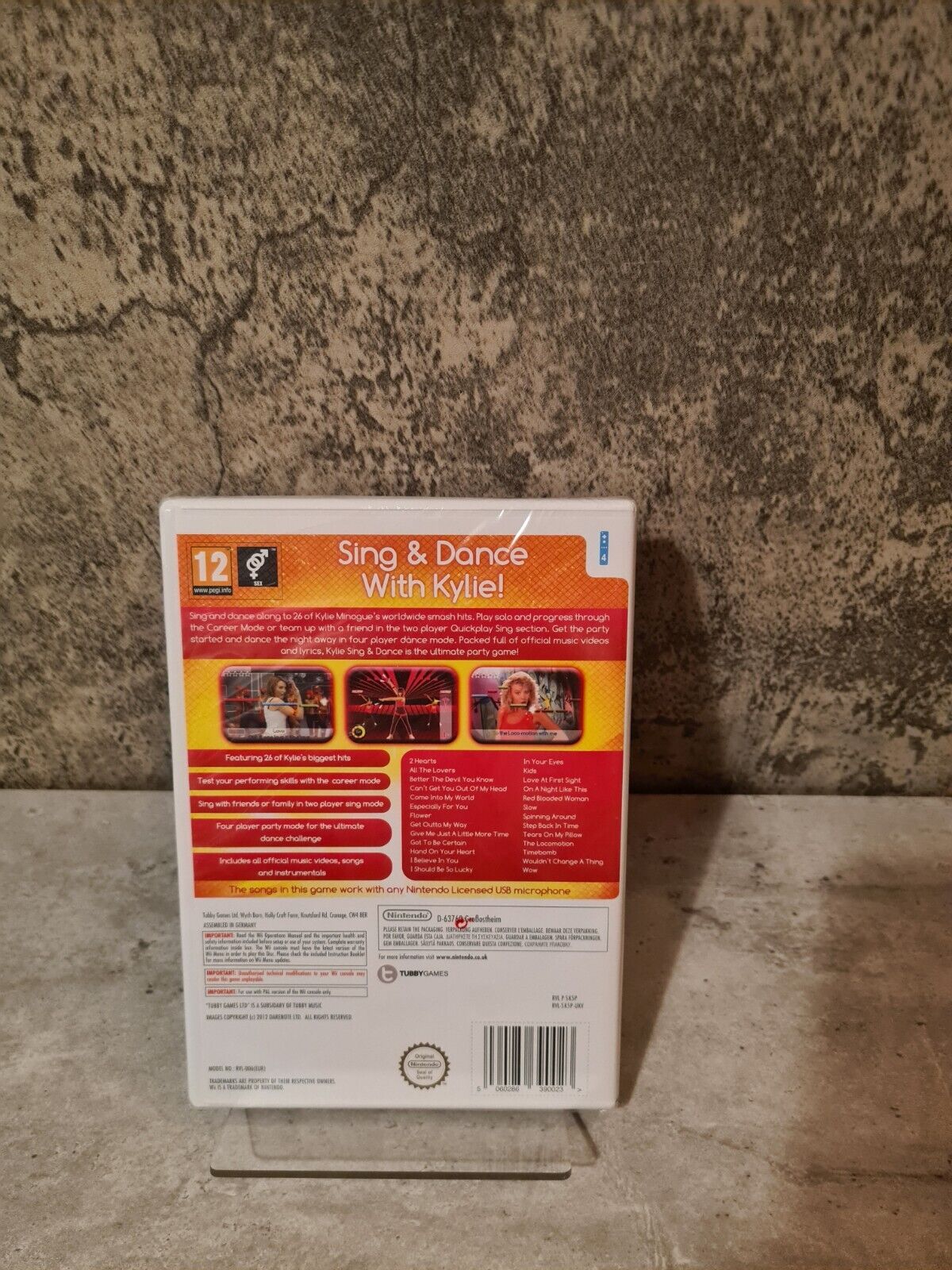 Nintendo Wii Spiel Kylie Sing & Dance UKV Sealed Neu - T-Retro-Games 