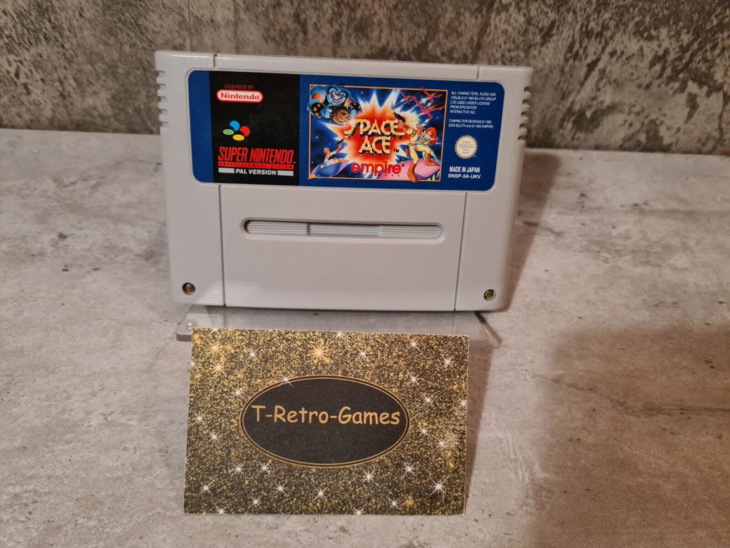 SNES Super Nintendo Space Ace Modul UKV - T-Retro-Games 