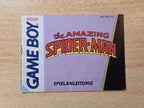 Nintendo Game Boy Classic The Amazing Spider-Man Instruction Booklet FRG