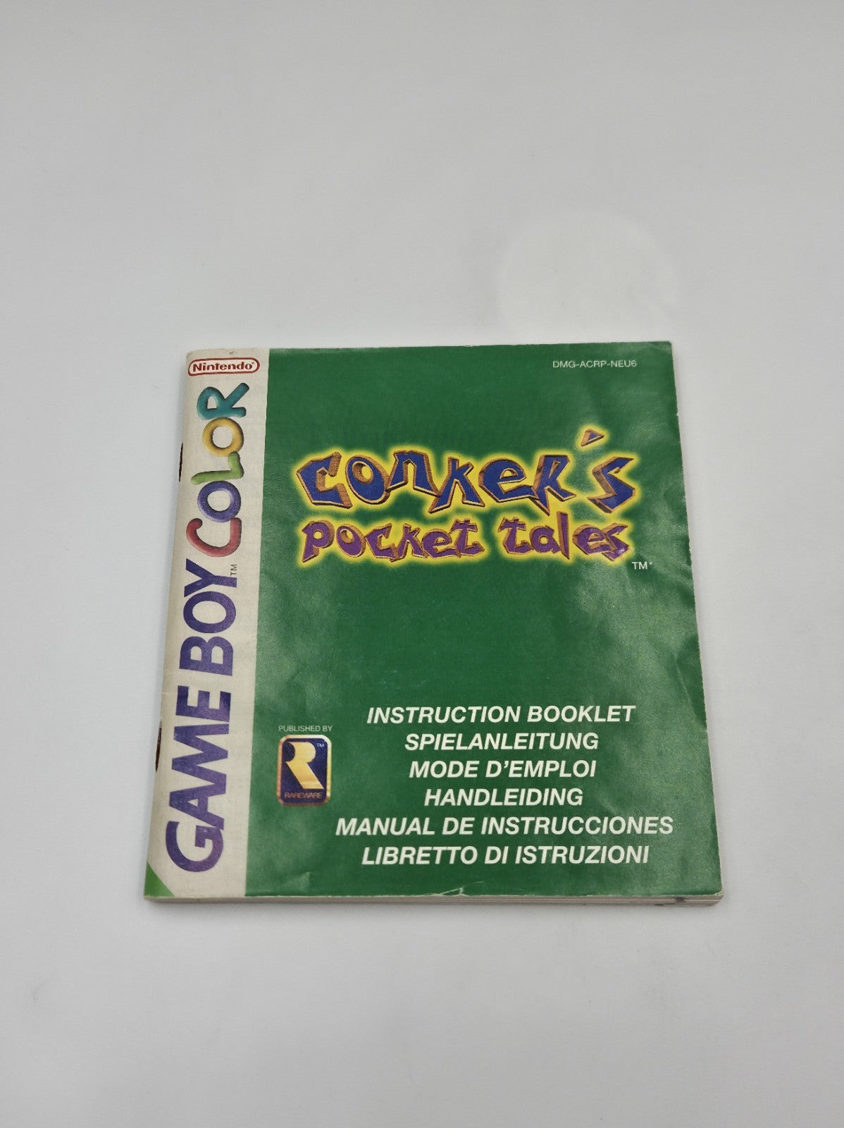 Nintendo Game Boy Color Conker's Pocket Tales mit OVP und Anleitung EUR