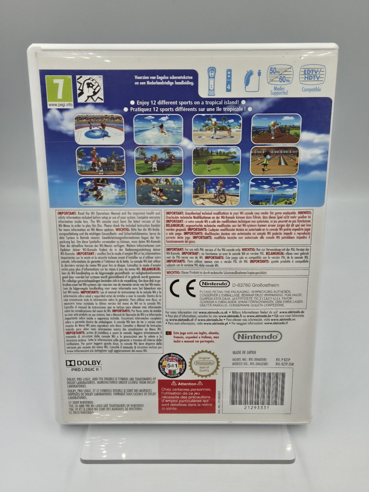 Nintendo Wii Spiel Wii Sports Resort mit OVP und Anleitung EUR