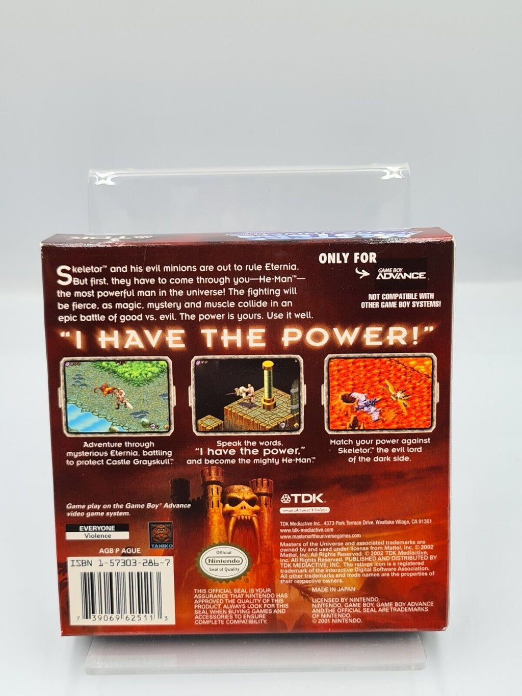 Nintendo Game Boy Advance Masters of The Universe mit OVP und Anleitung USA - T-Retro-Games 