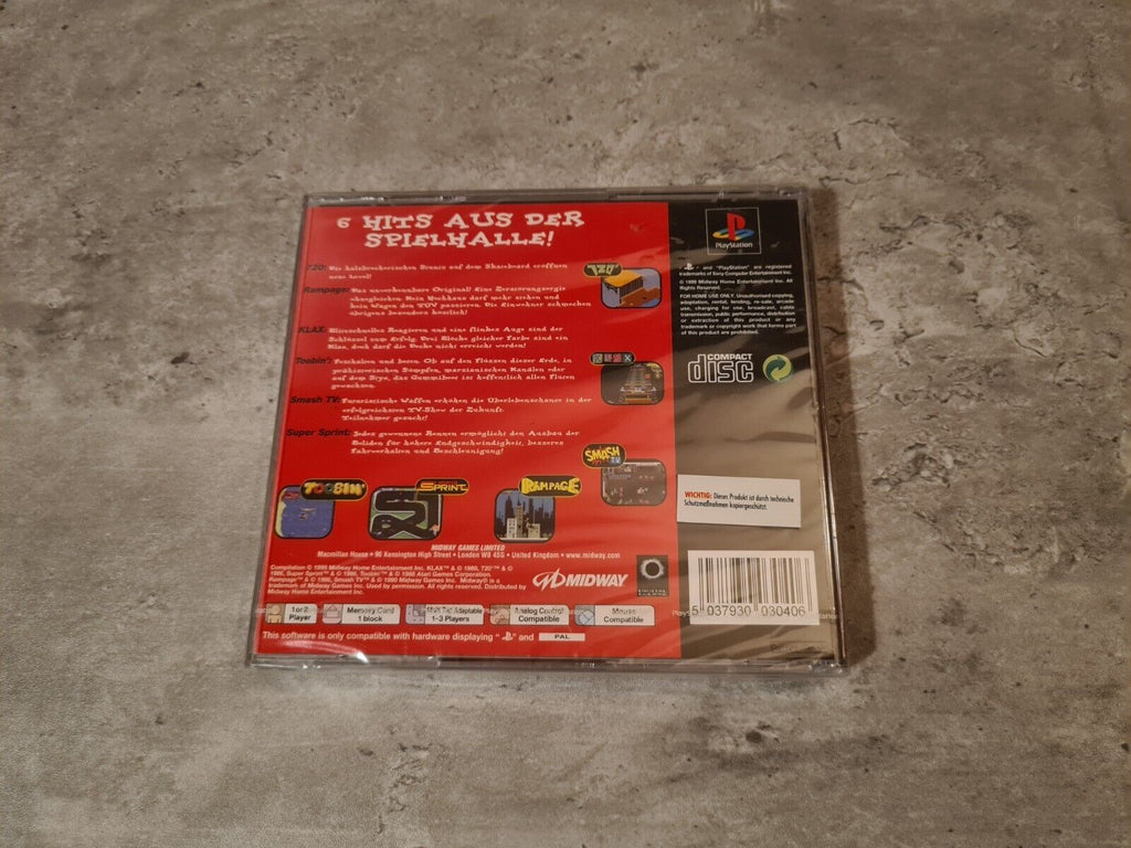PS1 Playstation 1 Spiel Arcade Party Pak Sealed Neu New Multi Language - T-Retro-Games 