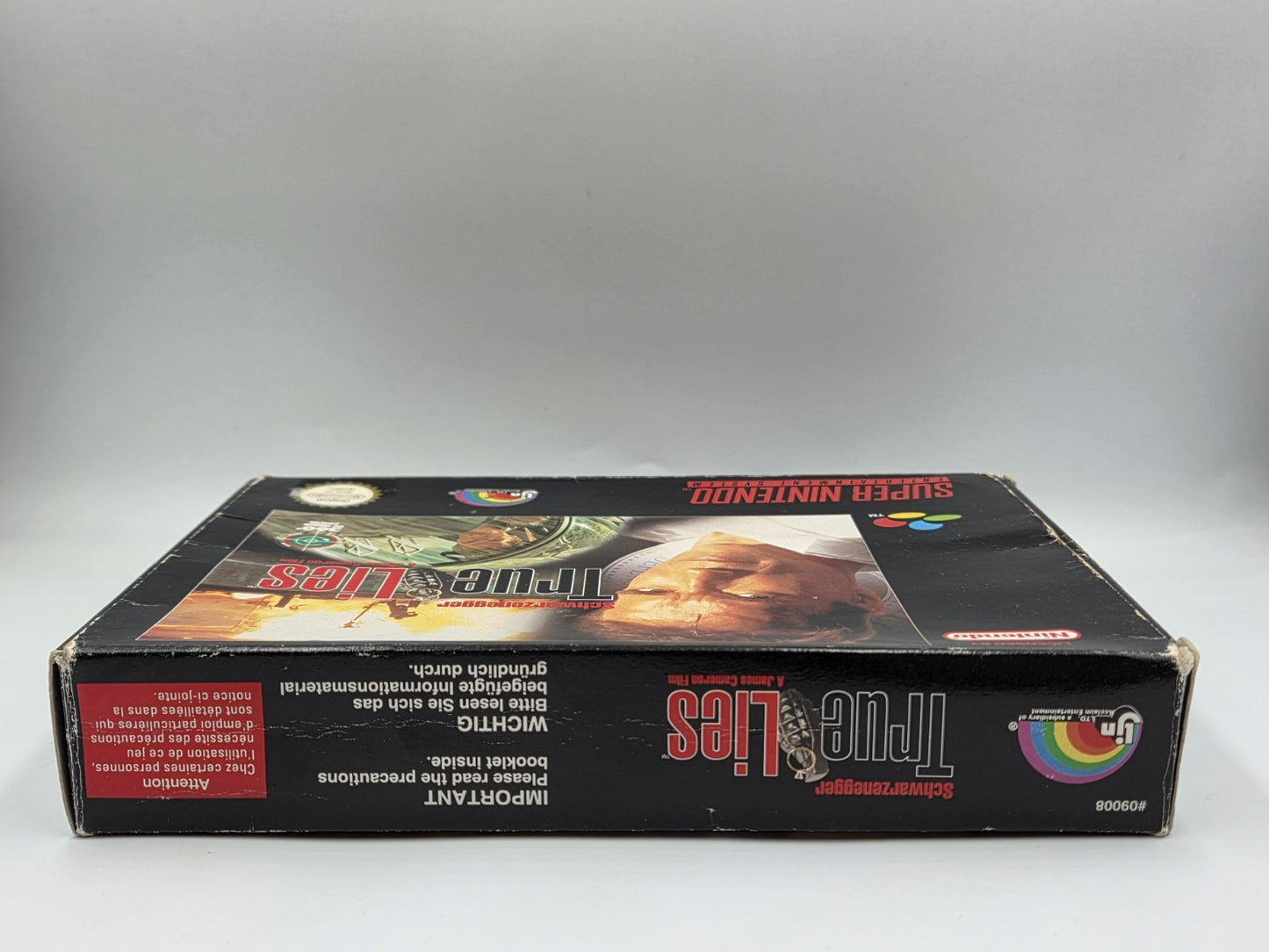 SNES Super Nintendo True Lies mit OVP und Anleitung NOE