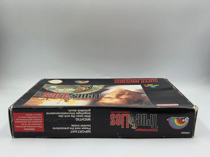SNES Super Nintendo True Lies mit OVP und Anleitung NOE