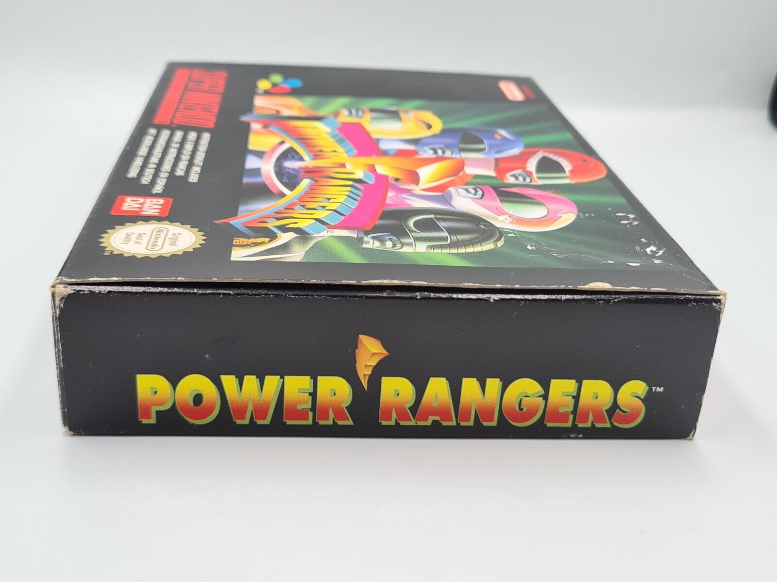 SNES Super Nintendo Power Rangers mit OVP und Anleitung EUR - T-Retro-Games 