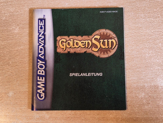 Nintendo Game Boy Advance GoldenSun Spielanleitung NOE