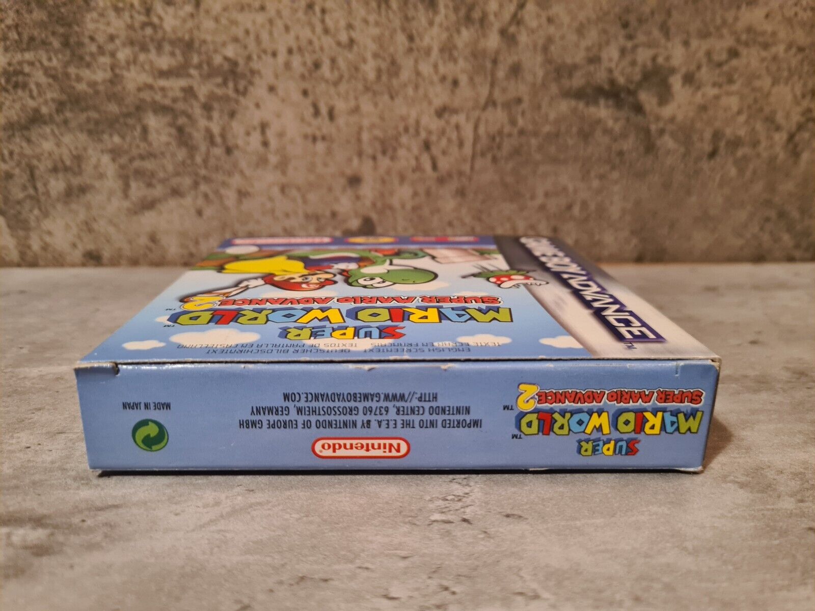 Nintendo Gameboy Advance Super Mario World Advance + OVP und Anleitung EUR - T-Retro-Games 