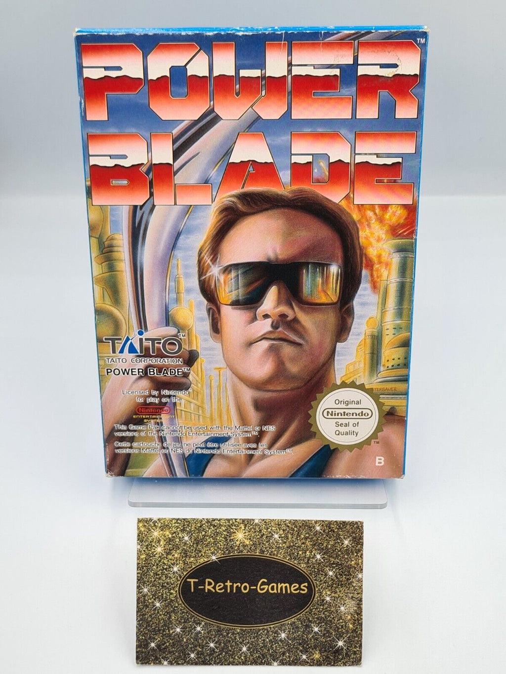 Nintendo NES Power Blade mit OVP und Anleitung FRA - T-Retro-Games 