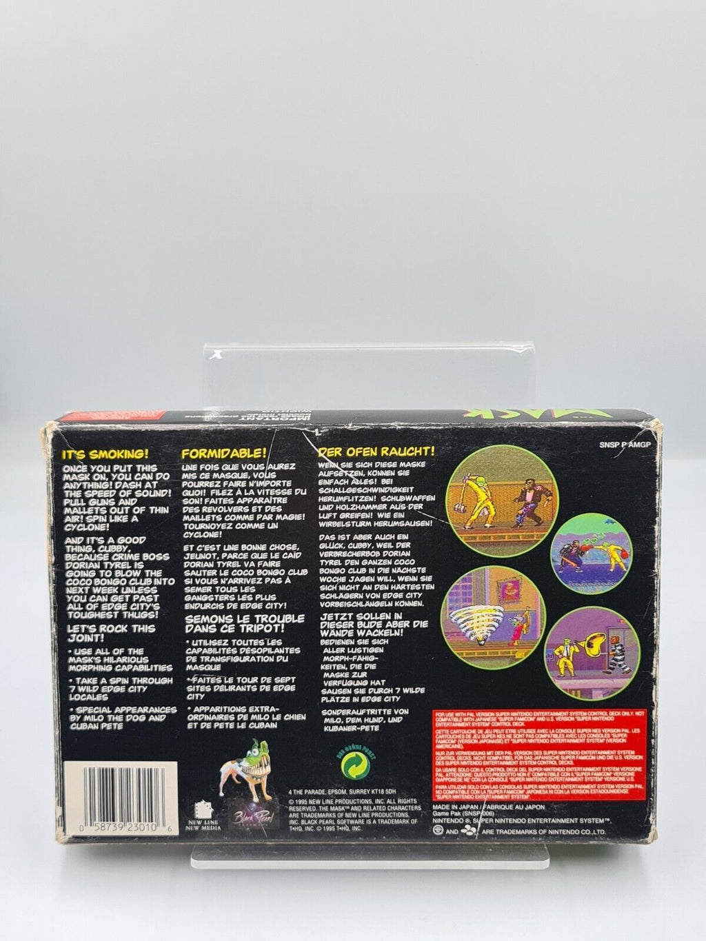 SNES Super Nintendo The Mask mit OVP und Anleitung EUR - T-Retro-Games 