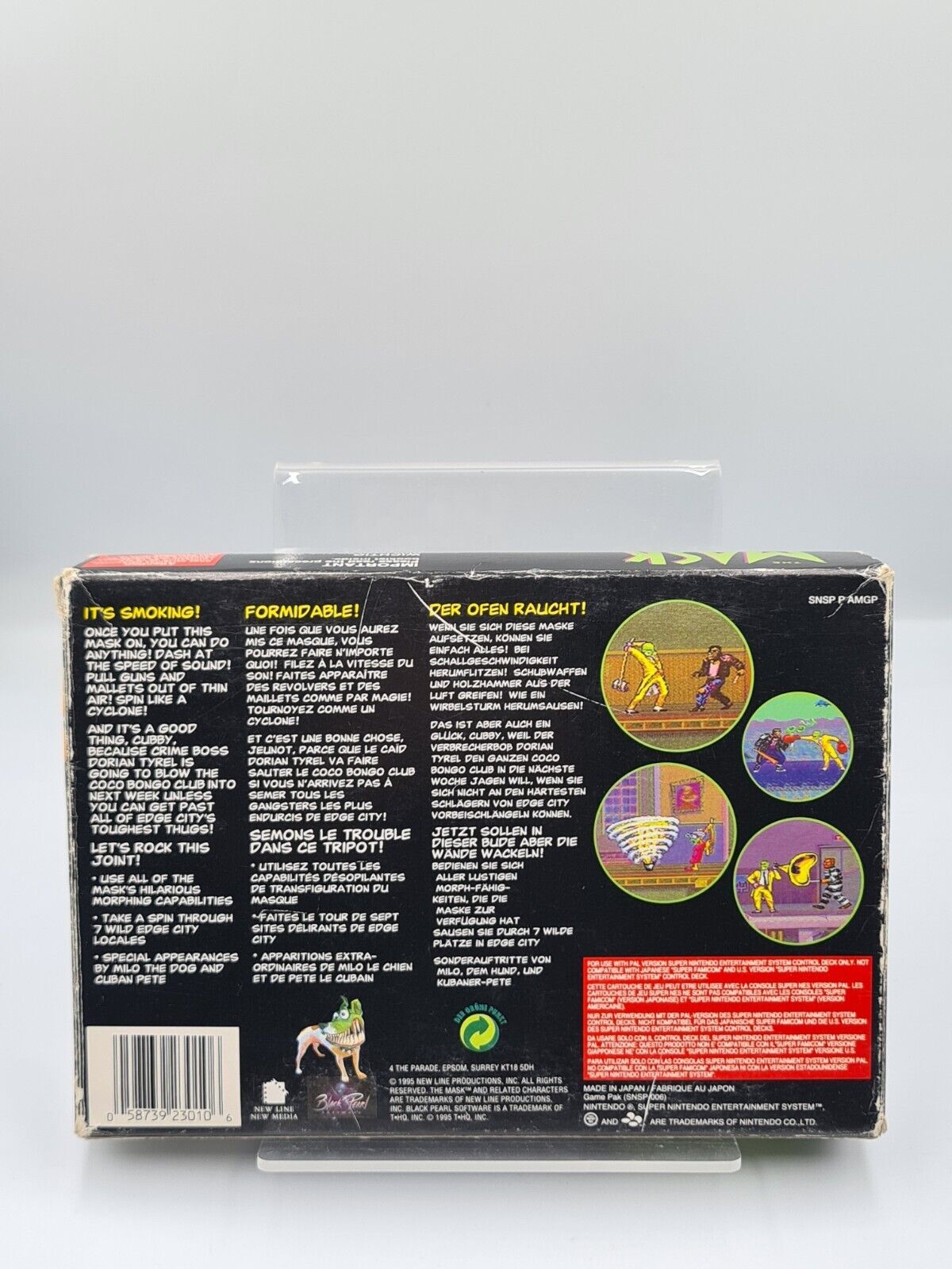 SNES Super Nintendo The Mask mit OVP und Anleitung EUR - T-Retro-Games 