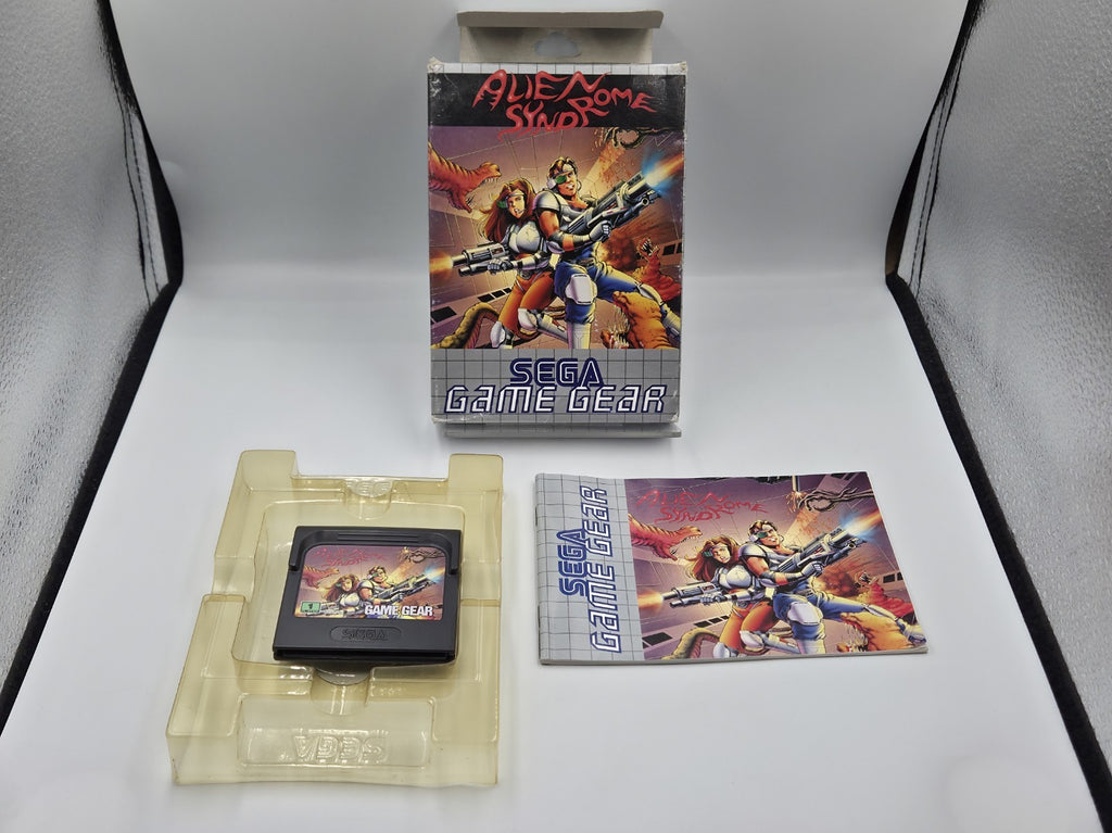 Sega Game Gear  Spiel Alien Syndrome mit OVP und Anleitung Multi Language 
