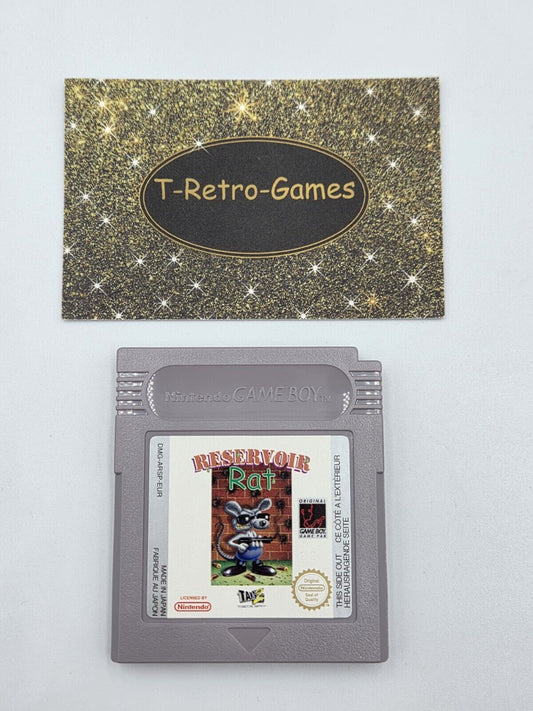 Nintendo Game Boy Classic Spiel Reservoir Rat Modul EUR - T-Retro-Games 