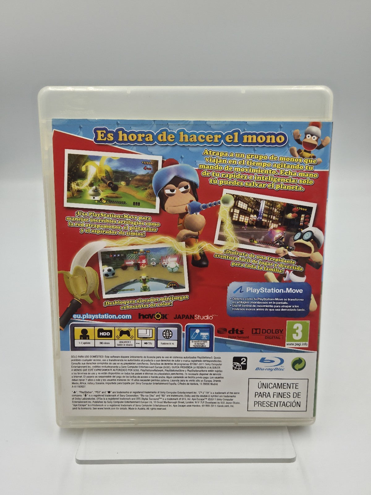 PS3 Spiel Ape Escape mit OVP Promo Only