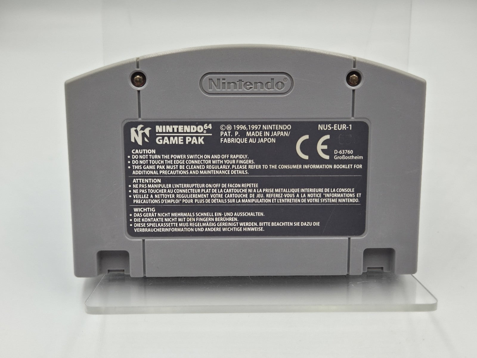 N64 Nintendo 64 Spiel International Superstar Soccer 2000 EUR Modul