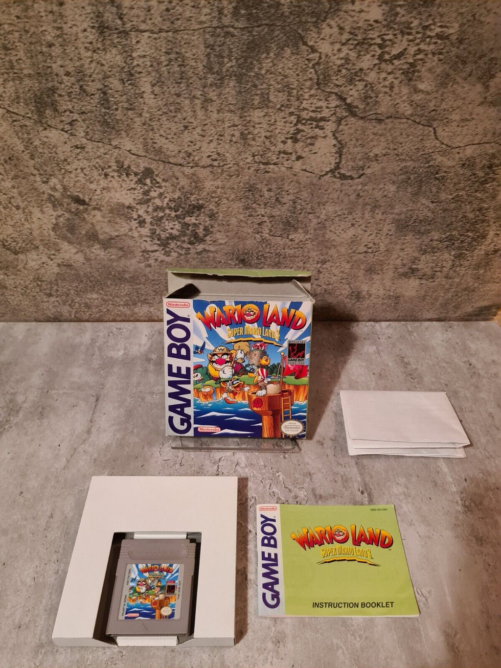 Nintendo Game Boy Wario Land Super Mario Land 3 mit OVP und Anleitung USA - T-Retro-Games 