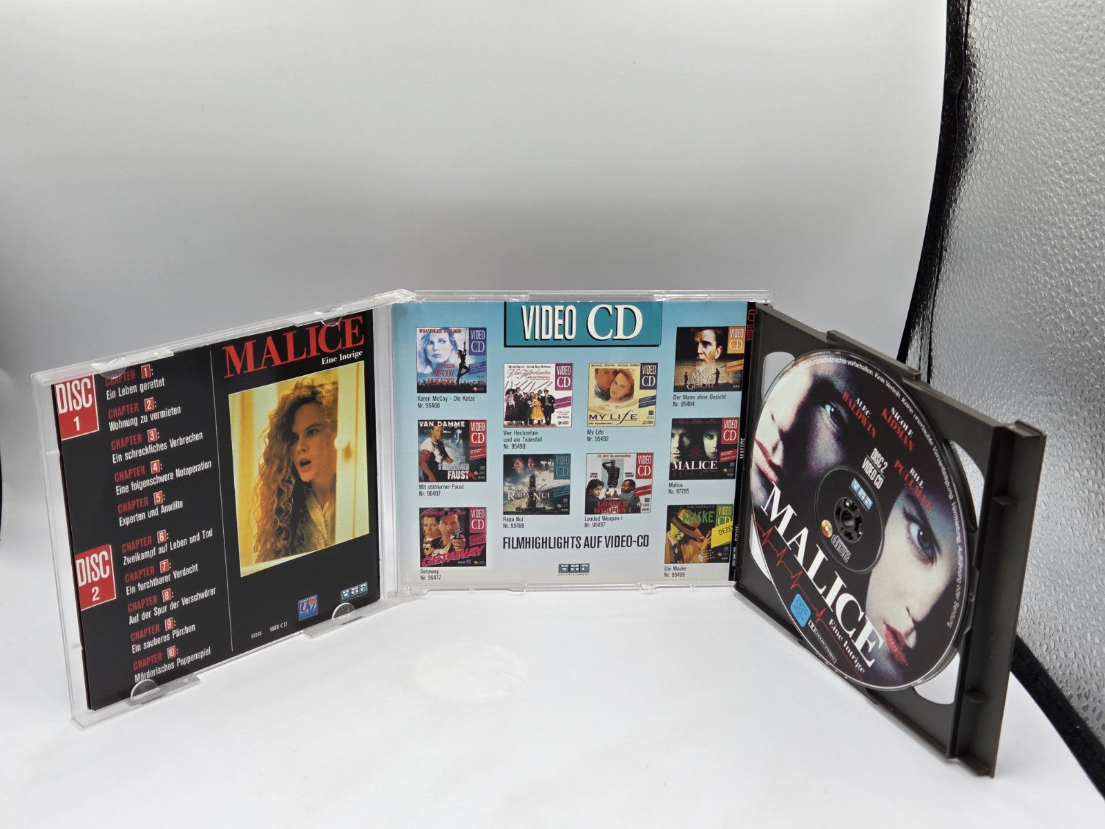 Philips CD-i Video CD Malice 2 Discs Deutsch