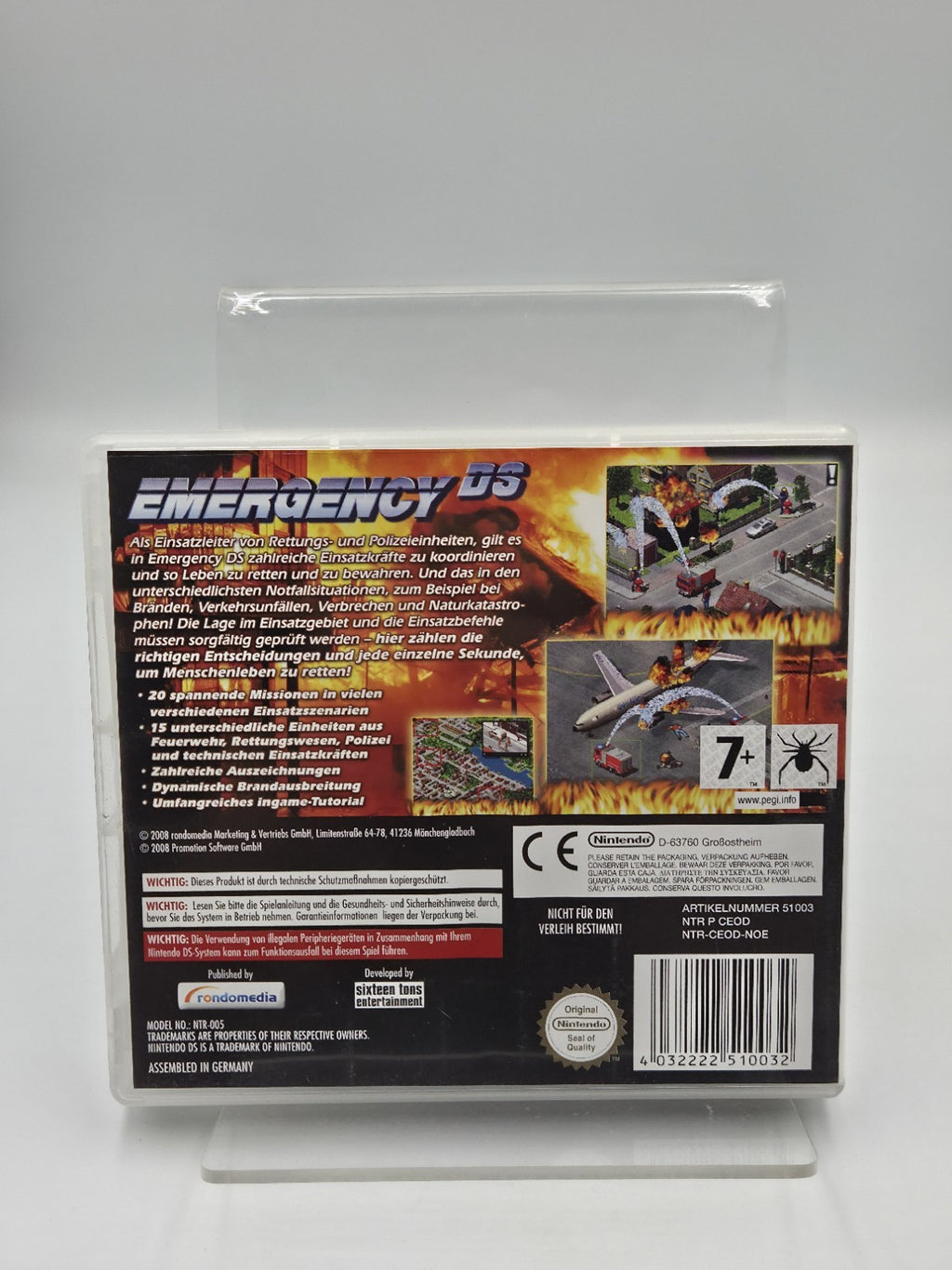 Nintendo DS Spiel Emergency DS mit OVP NOE