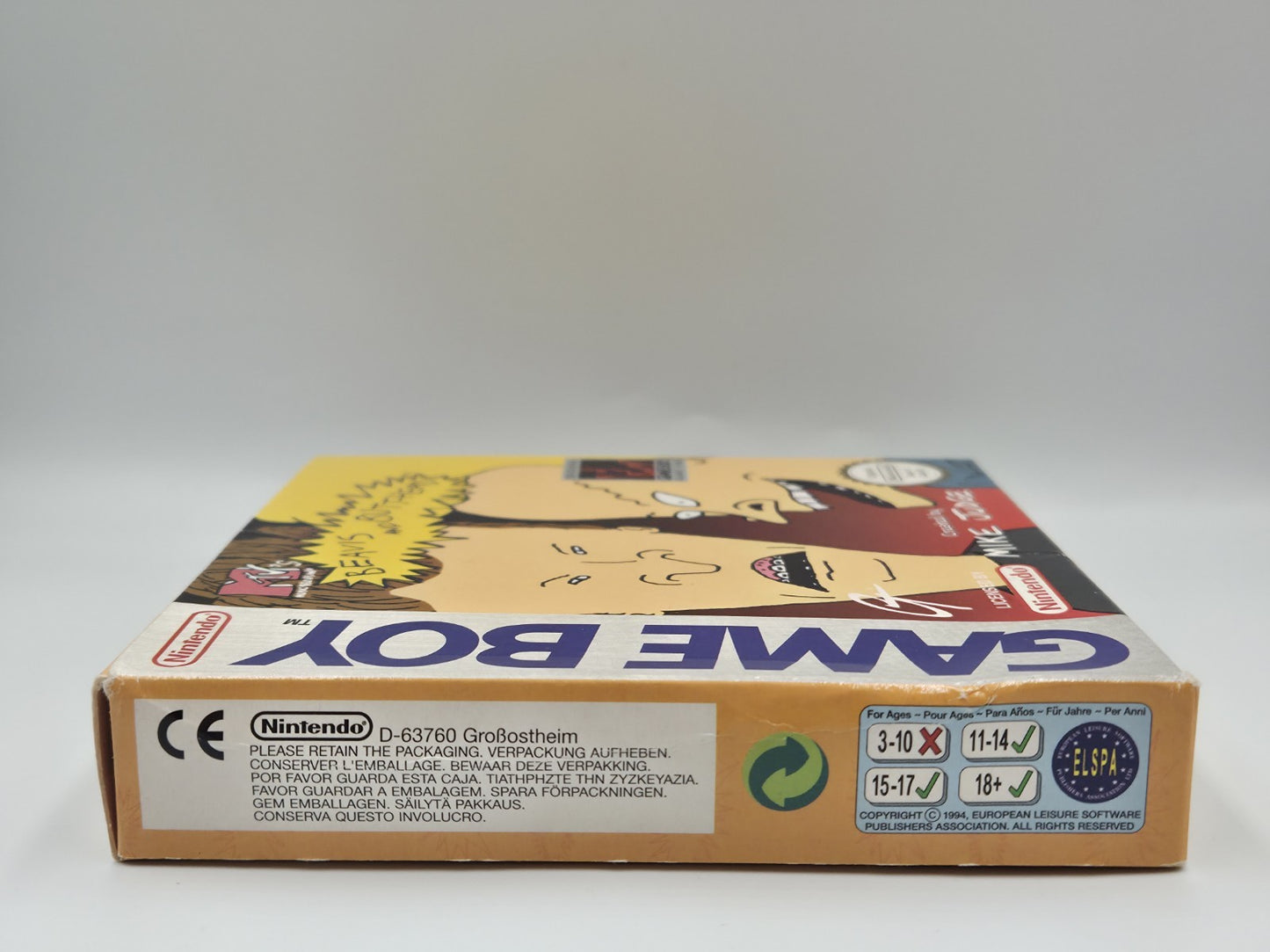 Nintendo Game Boy Classic Spiel Beavis and Butt-Head mit OVP und Anleitung EUR