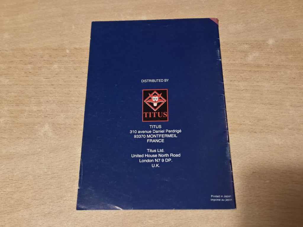 SNES Super Nintendo Oscar Spielanleitung Instruction Booklet EUR