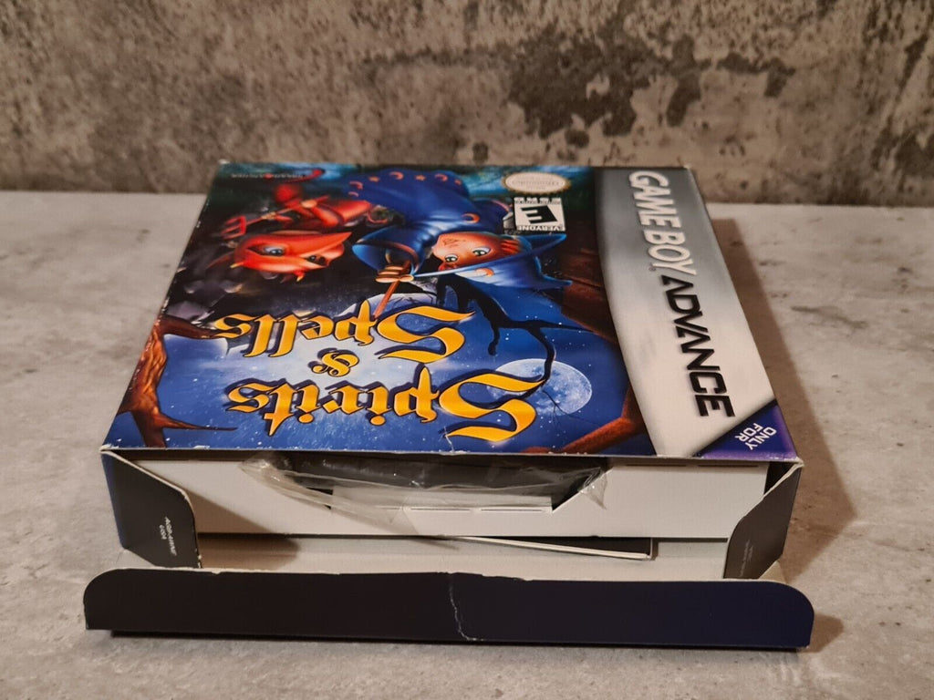 Nintendo Game Boy Advance Spirits & Spells mit OVP und Anleitung USA - T-Retro-Games 