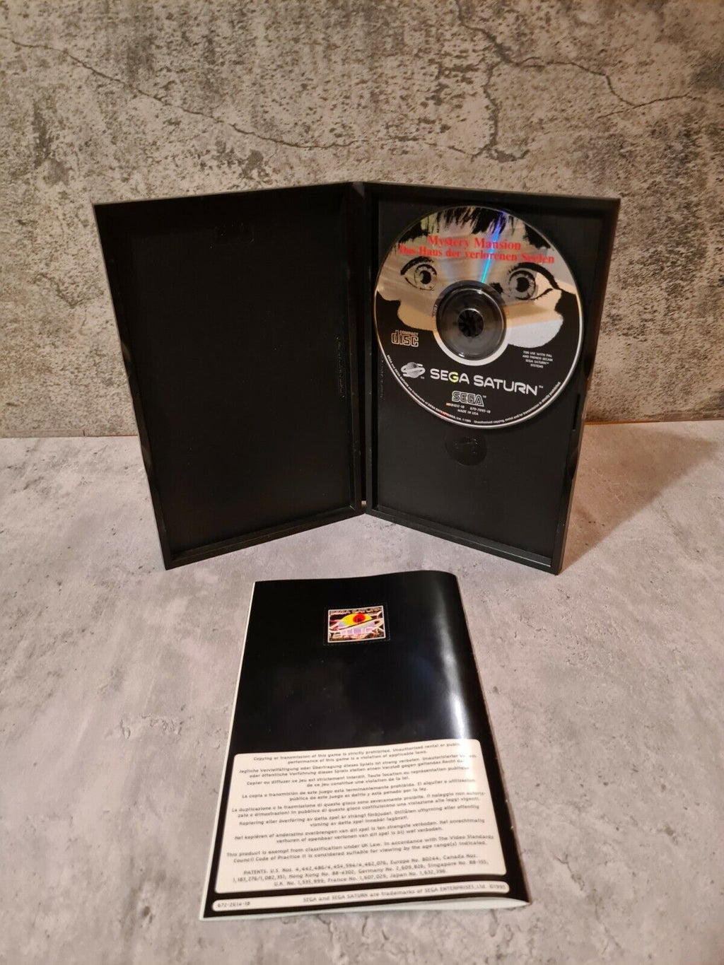 Sega Saturn Mystery Mansion Das Haus der verlorenen Seelen + OVP und Anleitung - T-Retro-Games 