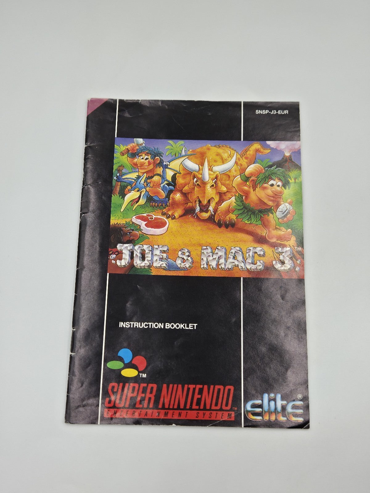SNES Super Nintendo Spiel Joe & Mac 3 mit OVP und Anleitung EUR