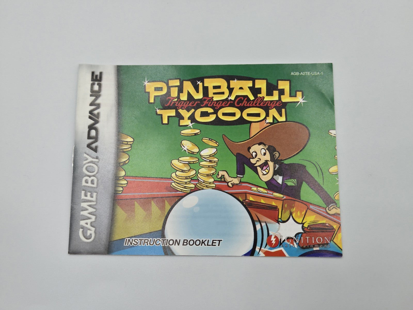 Nintendo Game Boy Advance Pinball Tycoon mit OVP und Anleitung USA