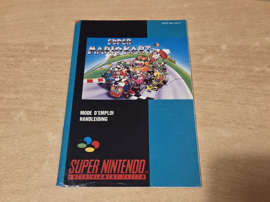 SNES Super Mario Kart Spielanleitung Instruction Booklet FAH