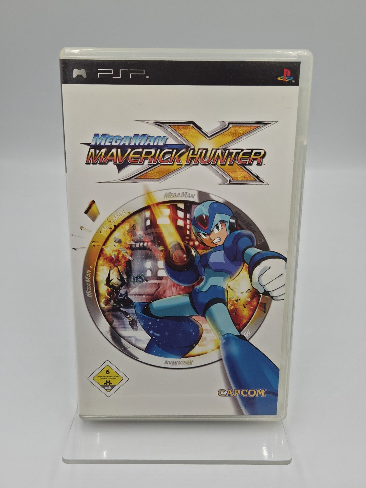 Sony PSP Spiel Mega Man Maverick Hunter X mit OVP und Anleitung Deutsch