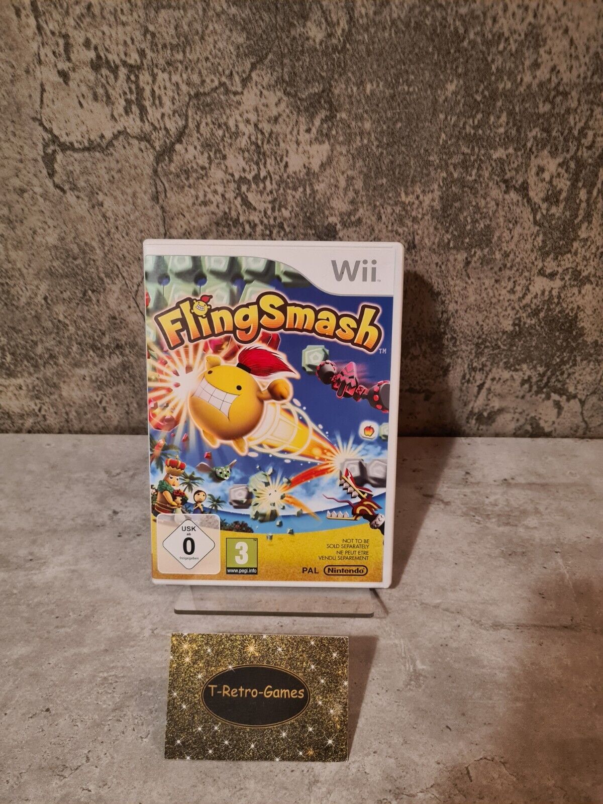 Nintendo Wii Spiel FlingSmash mit OVP und Anleitung EUR - T-Retro-Games 