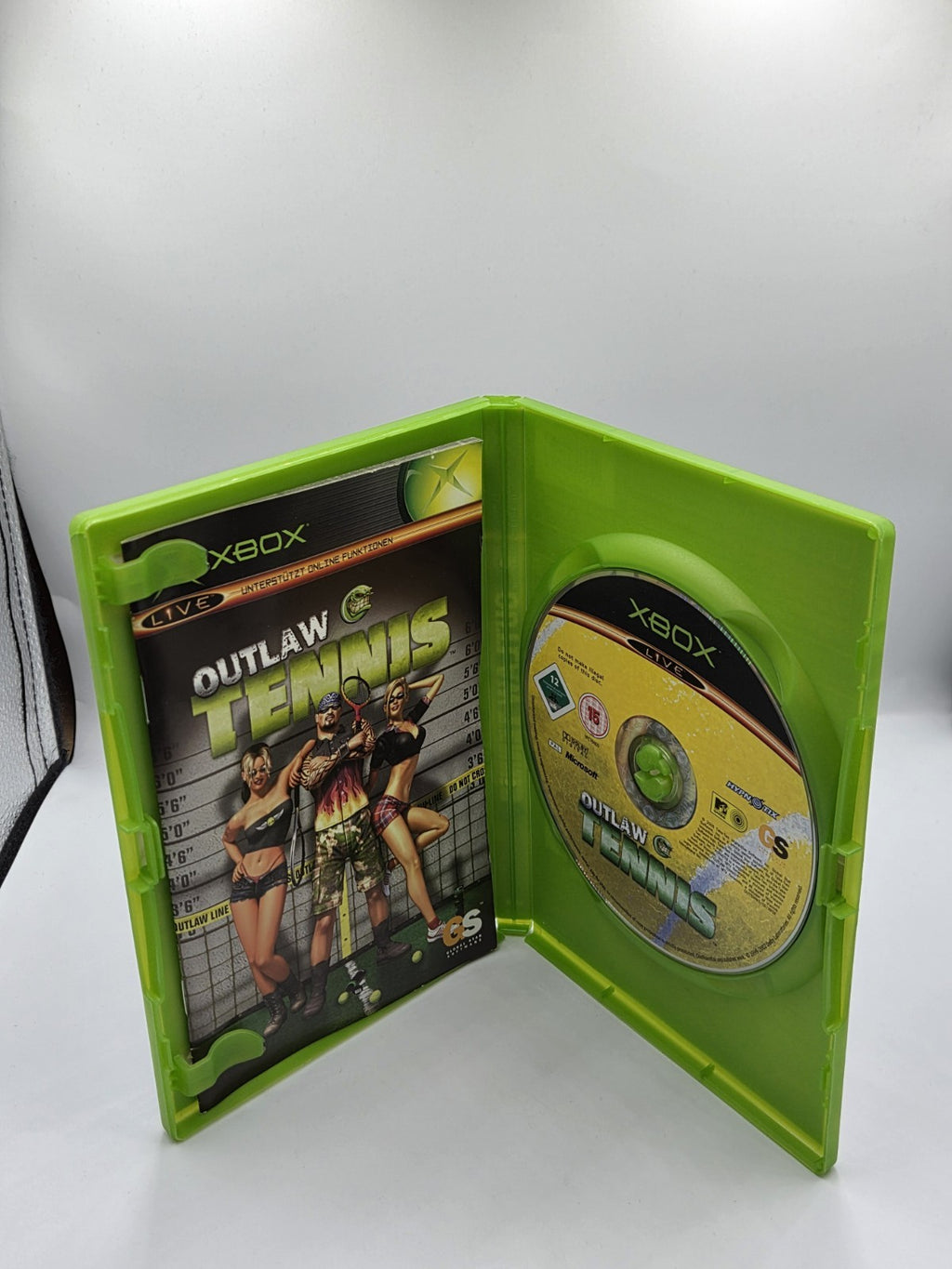 XBOX Spiel Outlaw Tennis mit OVP und Anleitung Deutsch - T-Retro-Games 