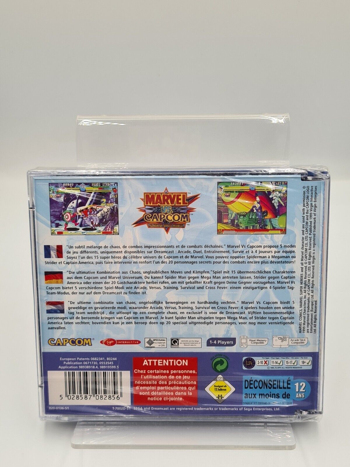 Sega Dreamcast Marvel vs. Capcom Clash of Super Heroes Sealed Neu New Unused - T-Retro-Games 