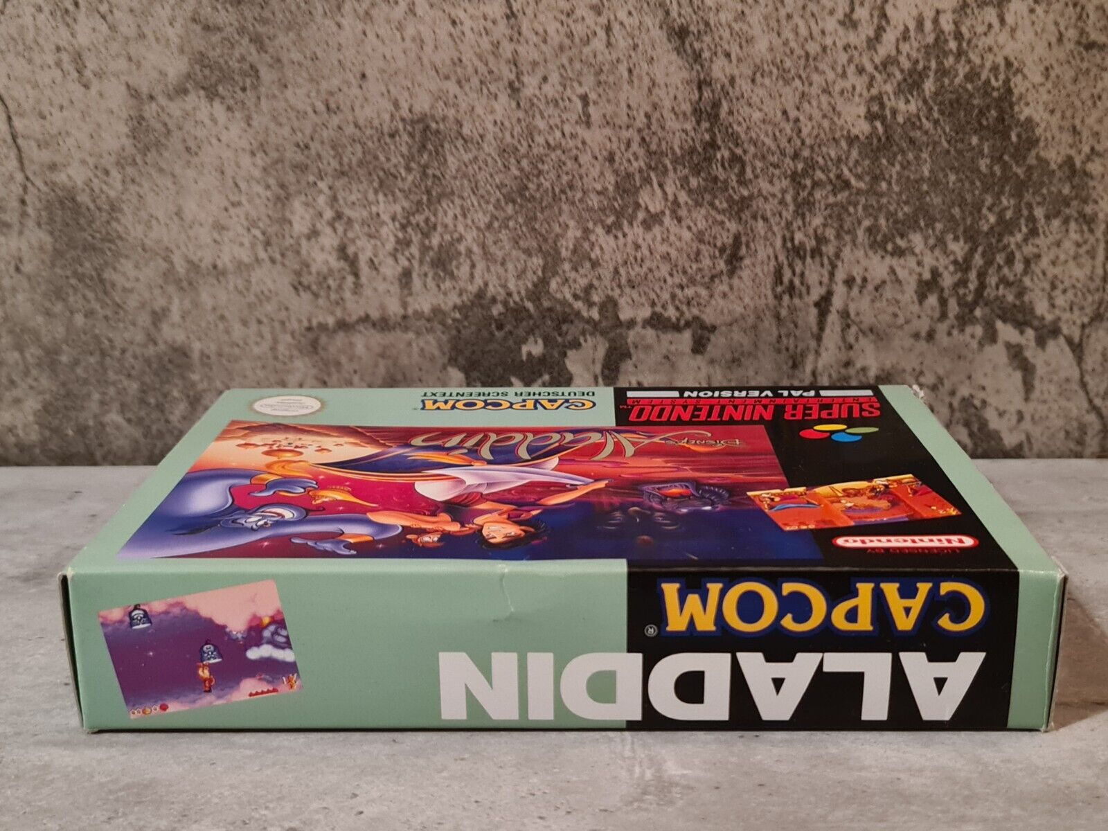 SNES Super Nintendo Disney's Aladdin mit OVP und Anleitung NOE/SFRG - T-Retro-Games 