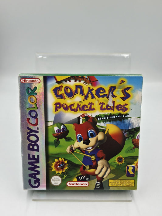 Nintendo Game Boy Color Conker's Pocket Tales mit OVP und Anleitung EUR