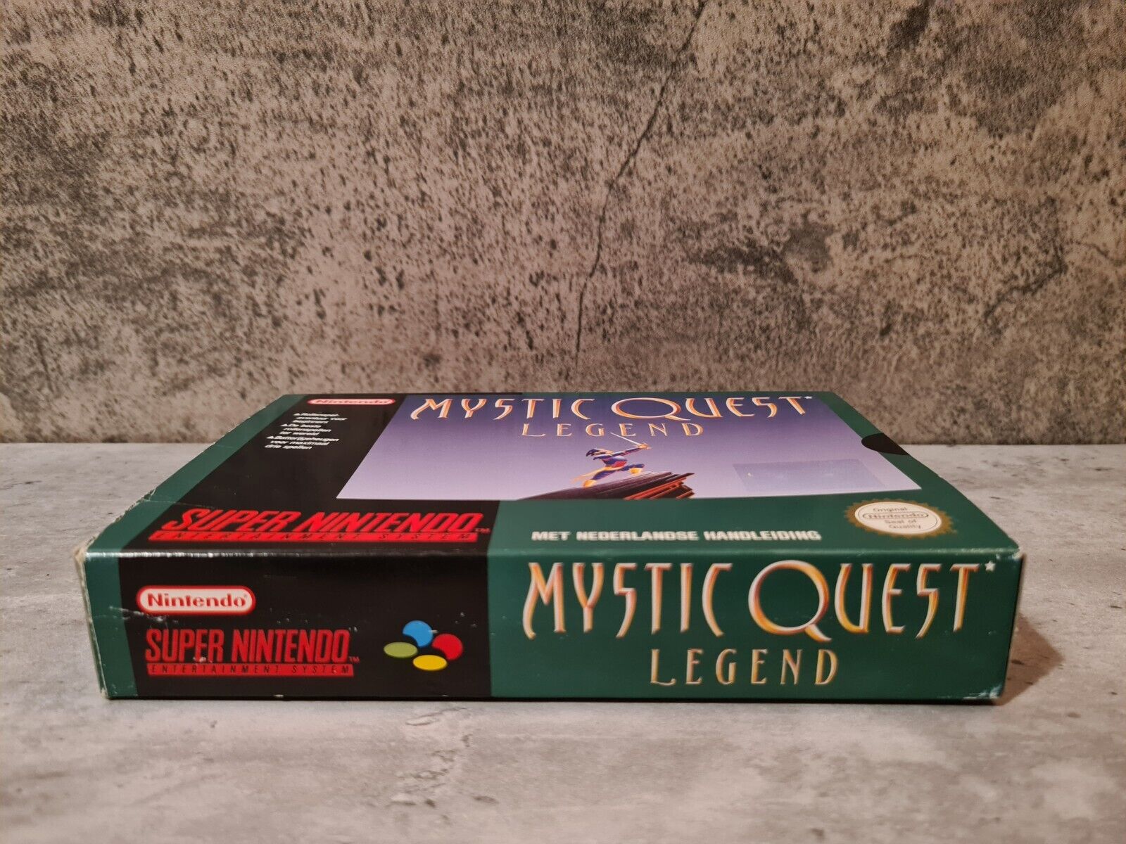 SNES Super Nintendo Mystic Quest Legend mit OVP und Anleitung + Poster HOL - T-Retro-Games 