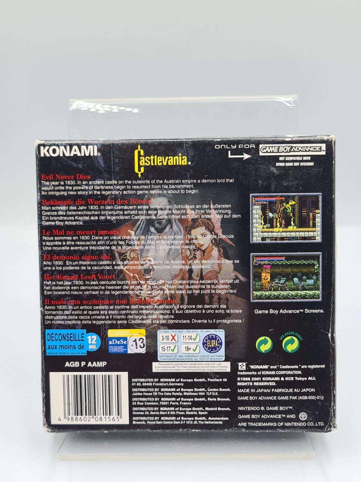 Nintendo Game Boy Advance Castlevania mit OVP und Anleitung EUR - T-Retro-Games 