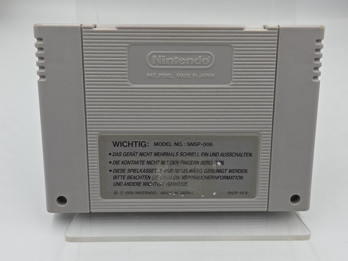 SNES Super Nintendo Spiel Kid Klown in Crazy Chase Modul NOE
