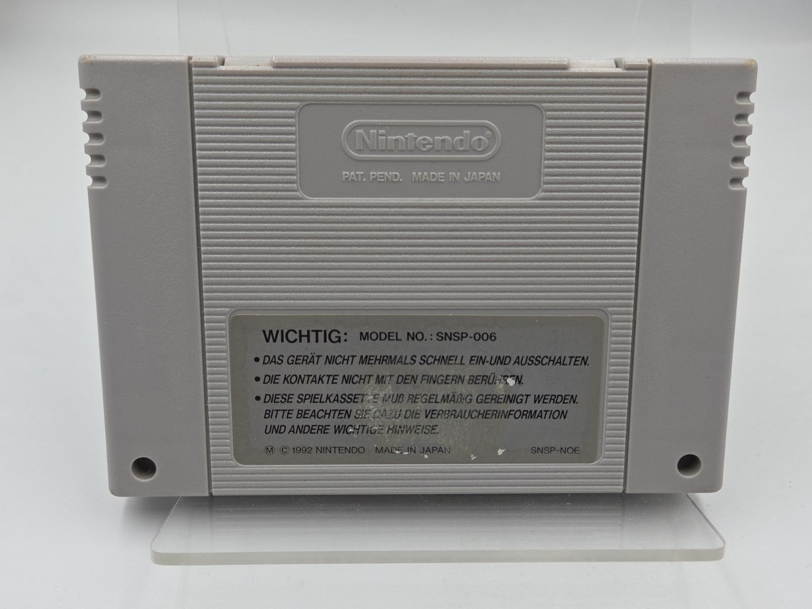 SNES Super Nintendo Spiel Kid Klown in Crazy Chase Modul NOE