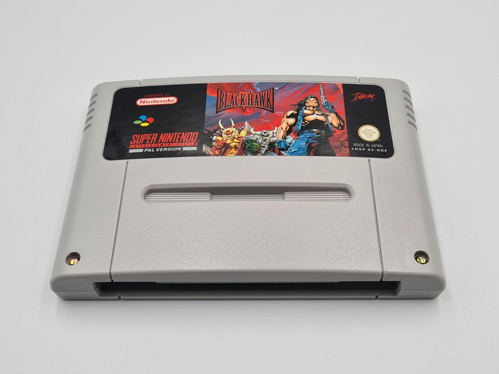 SNES Super Nintendo BlackHawk mit OVP und Anleitung NOE - T-Retro-Games 