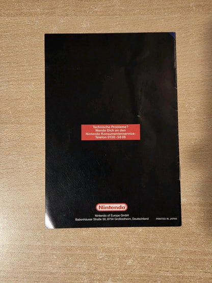 SNES Super Nintendo Mouse Spielanleitung Instruction Booklet NOE
