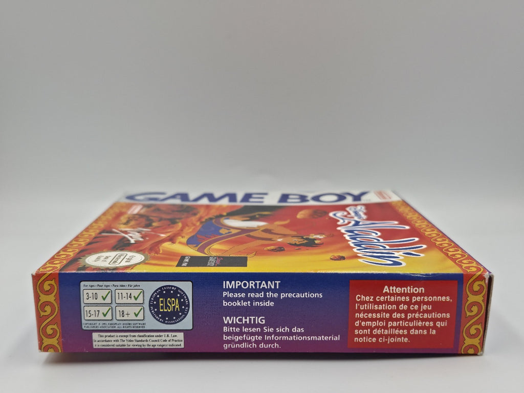 Nintendo Game Boy Classic Disney's Aladdin mit OVP und Anleitung EUR