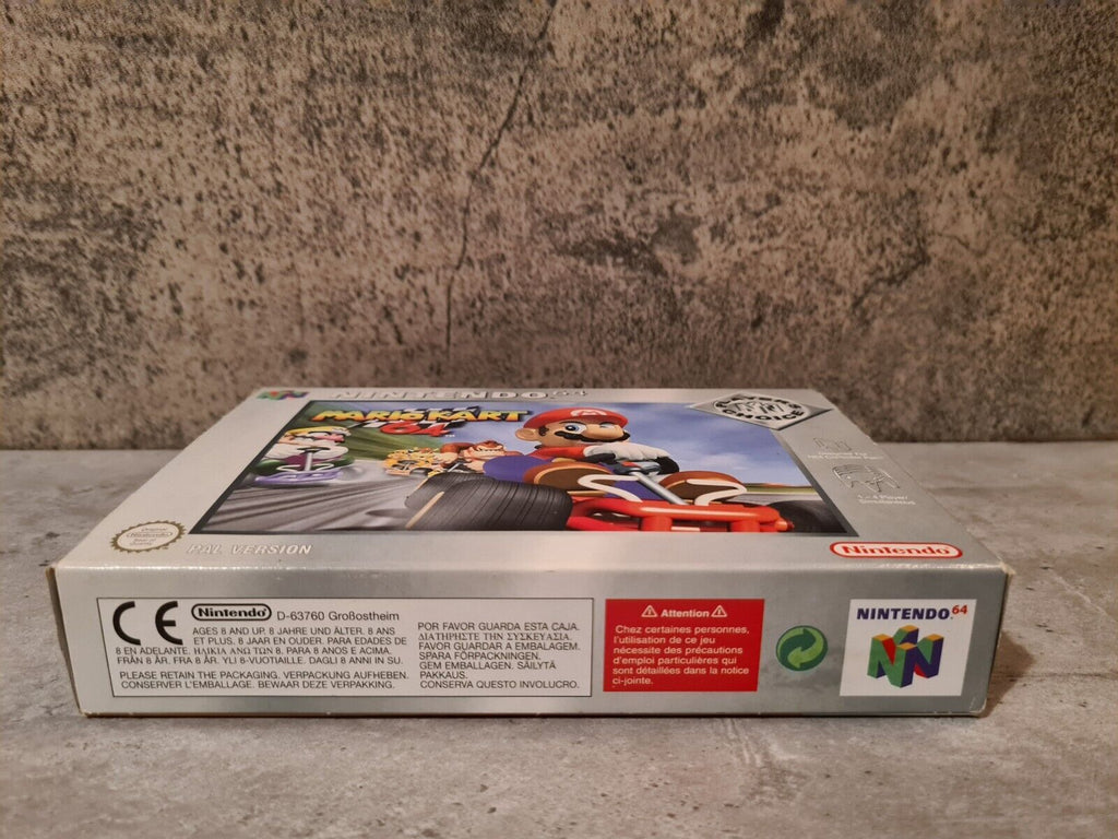 N64 Nintendo 64 Mario Kart 64 mit OVP und Anleitung EUR - T-Retro-Games 