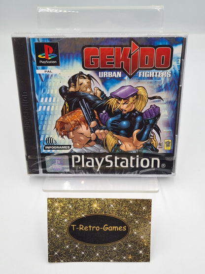 PS1 Playstation 1 Spiel Gekido Urban Fighters Sealed Neu New Multi Language - T-Retro-Games 