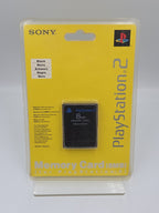 PS2 Sony Playstation 2 Memory Card Sealed Black Schwarz SCPH-10020 E OVP
