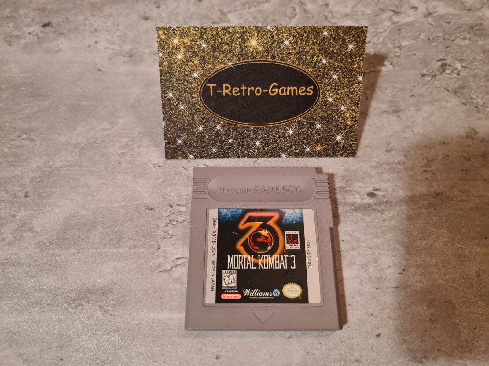 Nintendo Gameboy Classic Spiel Mortal Kombat 3 Modul USA - T-Retro-Games 
