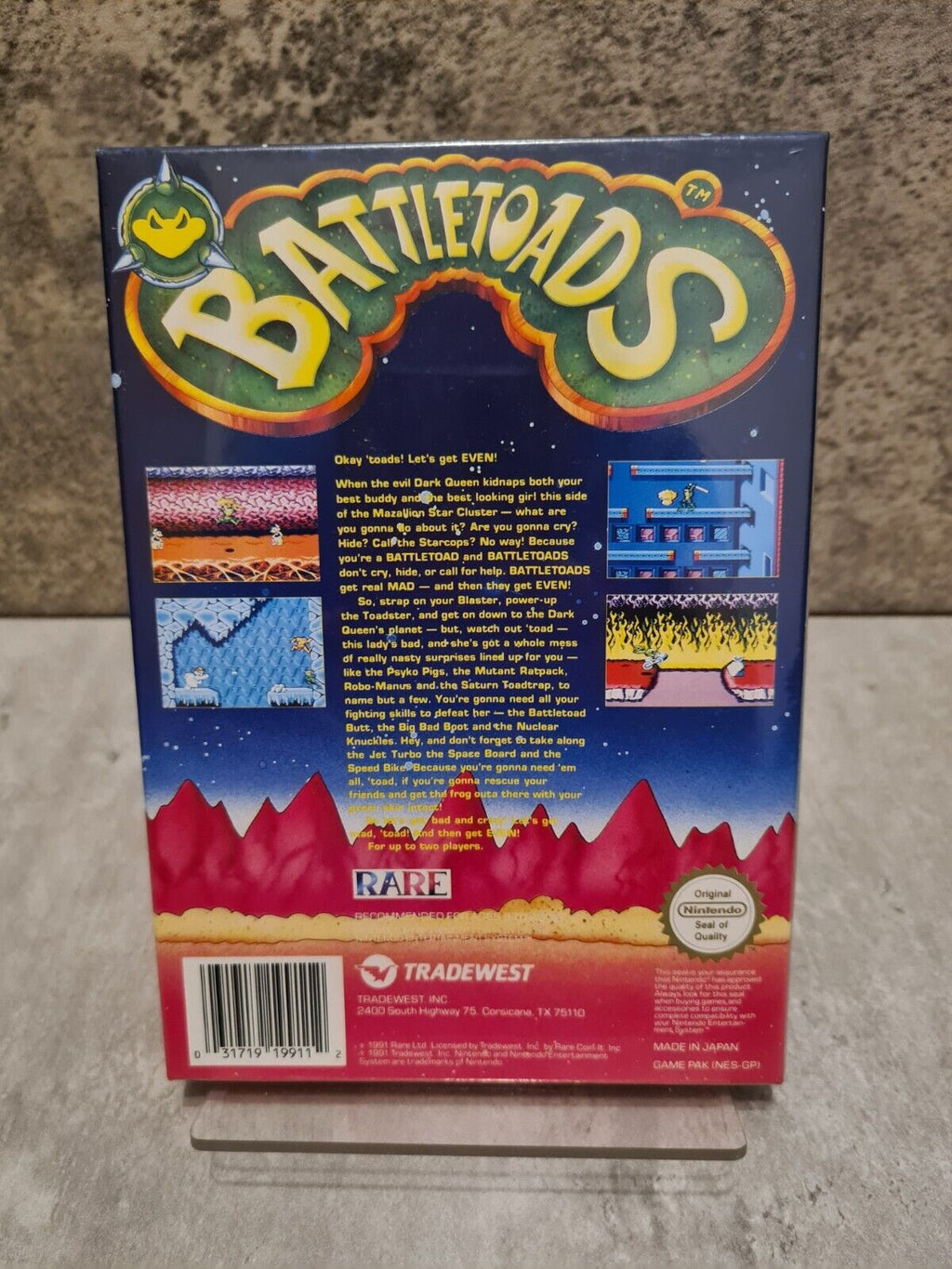 NES Battletoads Sealed PAL B Neu New NES-GP - T-Retro-Games 