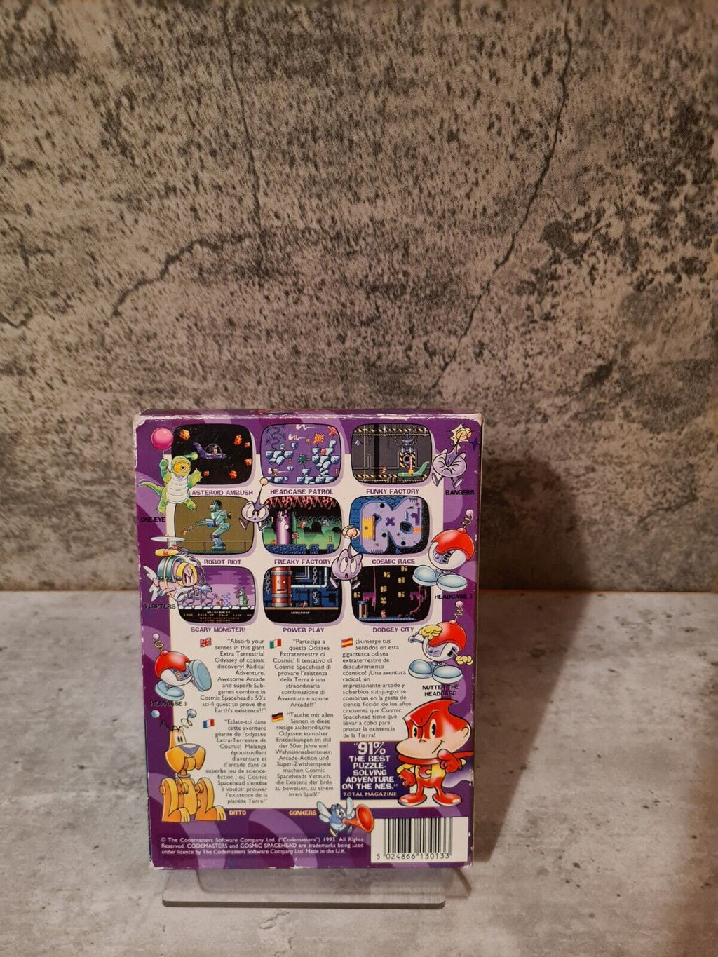 NES Codemasters Cosmic Spacehead mit OVP und Anleitung - T-Retro-Games 